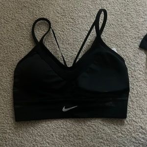 Nike sports bra, little straps in front for a cute design